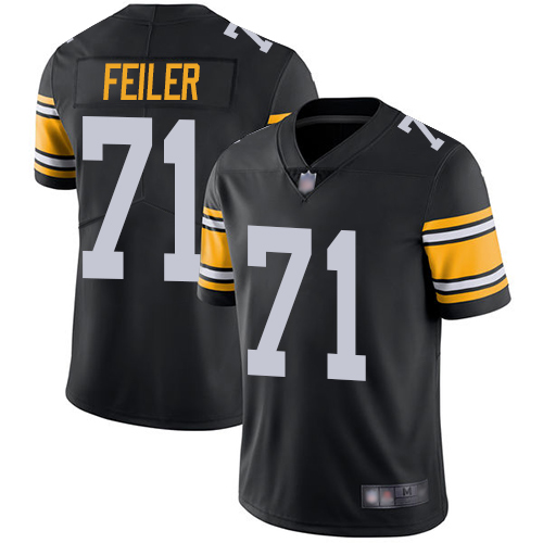 Men Pittsburgh Steelers Football 71 Limited Black Matt Feiler Alternate Vapor Untouchable Nike NFL Jersey